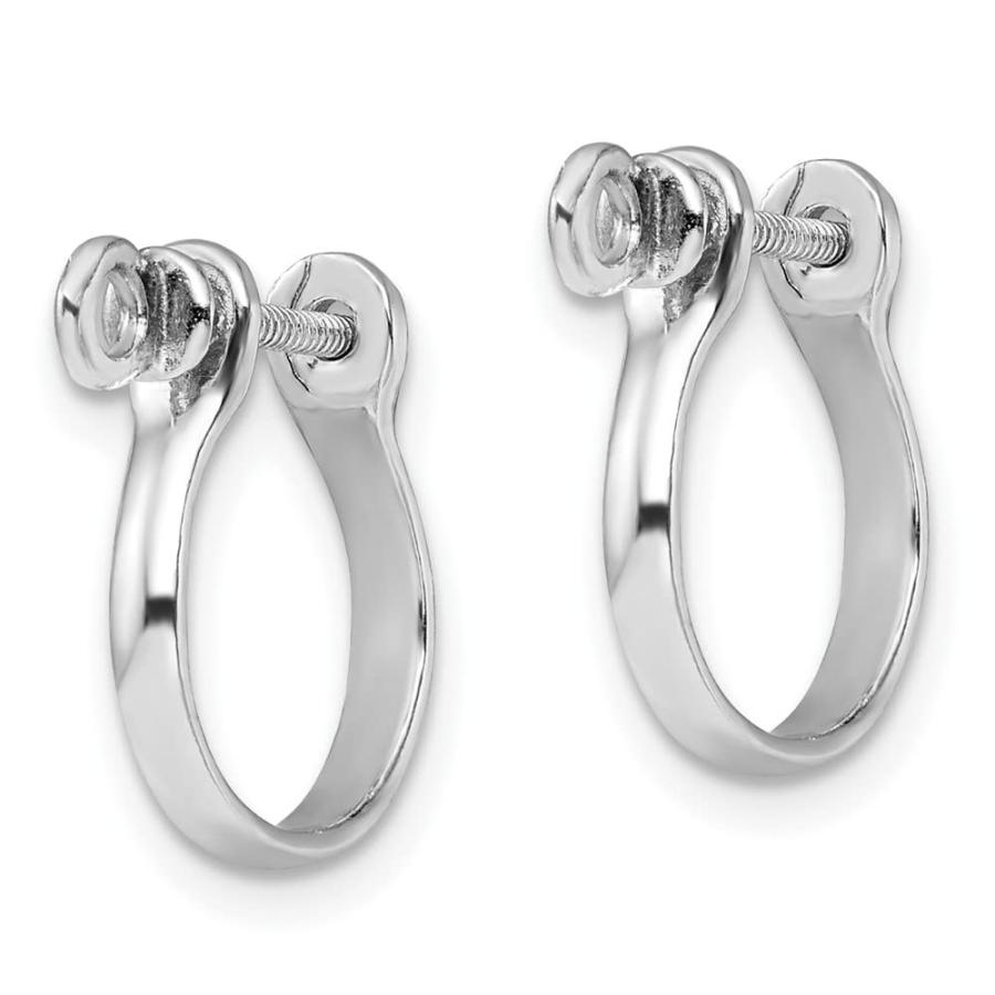 通販価格 FJC Finejewelers Sterling Silver Dangle Polished 3D Shackle Link 並行輸入品