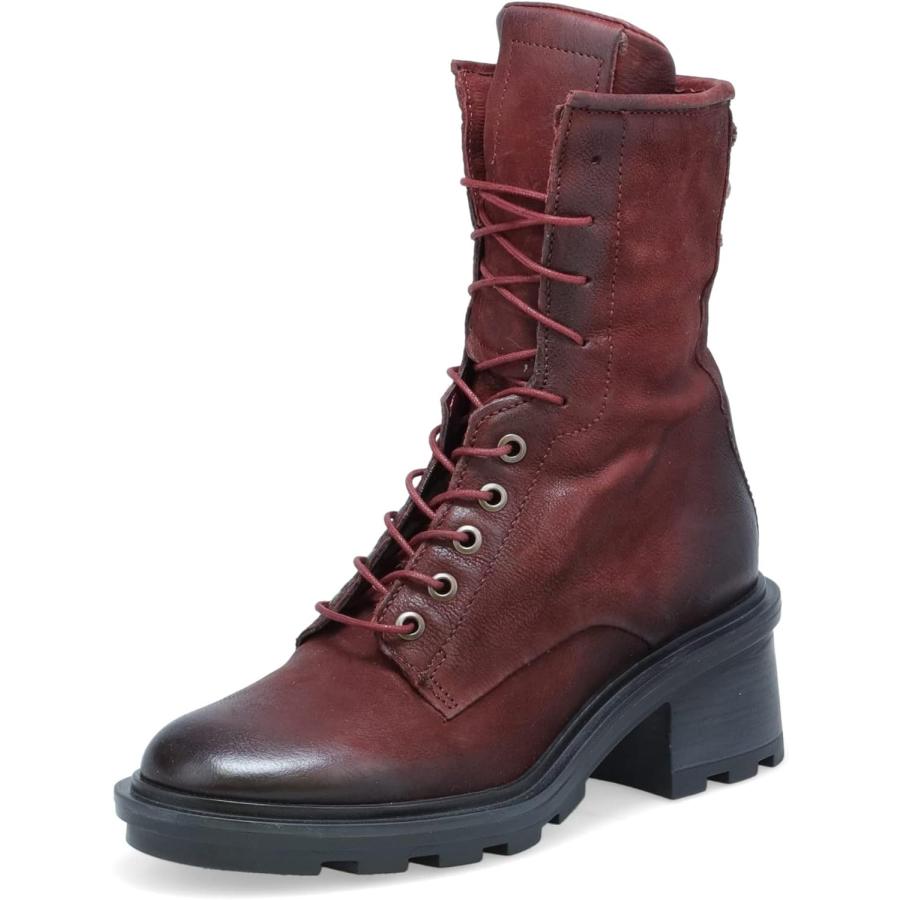 【並行輸入品】Miz Mooz Reeve Women's Lace-up Boot Merlot　 | 