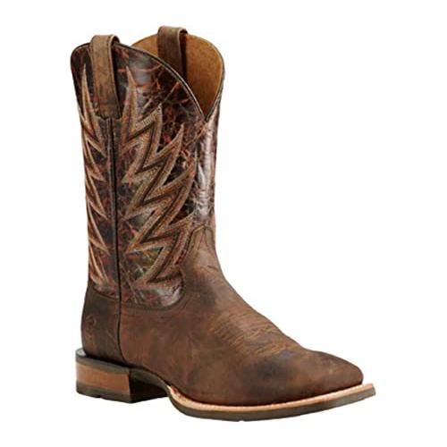 Ariat メンズ チャレンジャー ウェスタンブーツ ブランディングアイアン ブラウン/ブリンドル 幅11.5, ブランディングア 並行輸入品｜fusion-f｜05