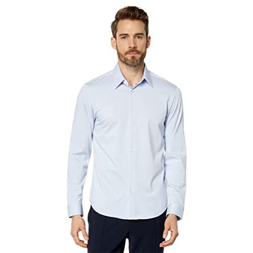 並行輸入品】Theory Men's Sylvain Structure Knit Dress Shirt