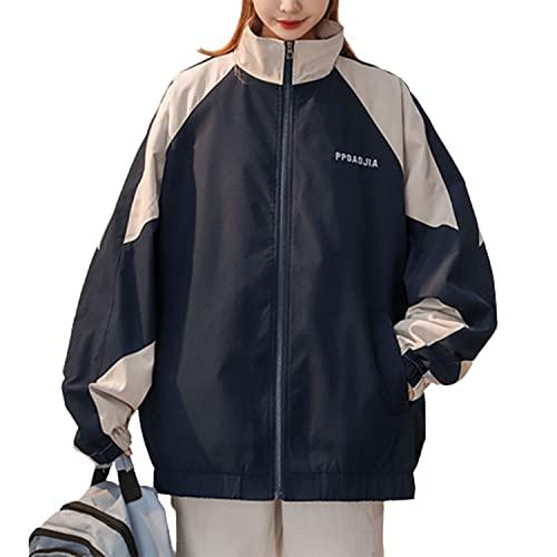 GAI Women's Varsity Jacket Y2k Zip Up Sweatshirts Harajuku Vinta 並行輸入品｜fusion-f｜02