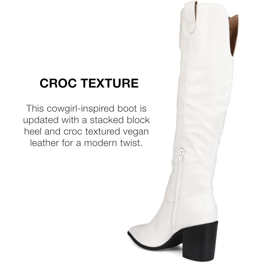 【並行輸入品】Journee Collection Womens Therese Wide Width Wide Calf Tru Comfort F