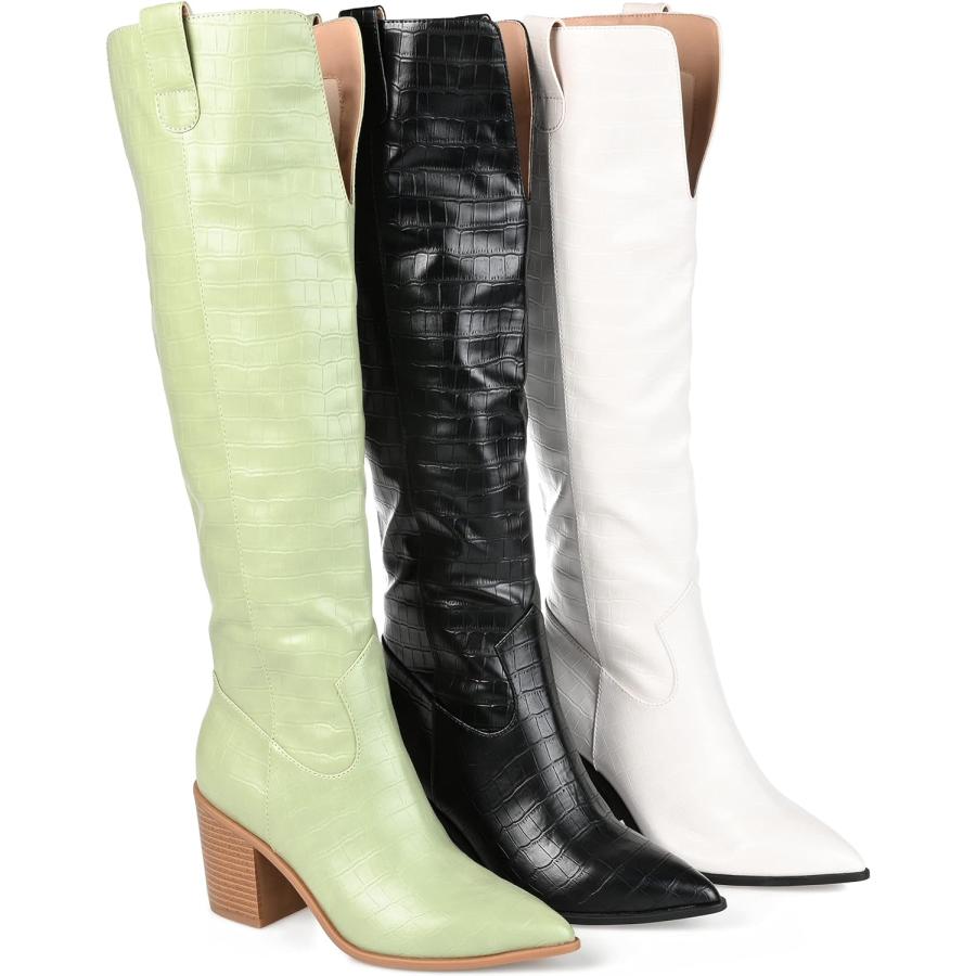 【並行輸入品】Journee Collection Womens Therese Wide Width Wide Calf Tru Comfort F