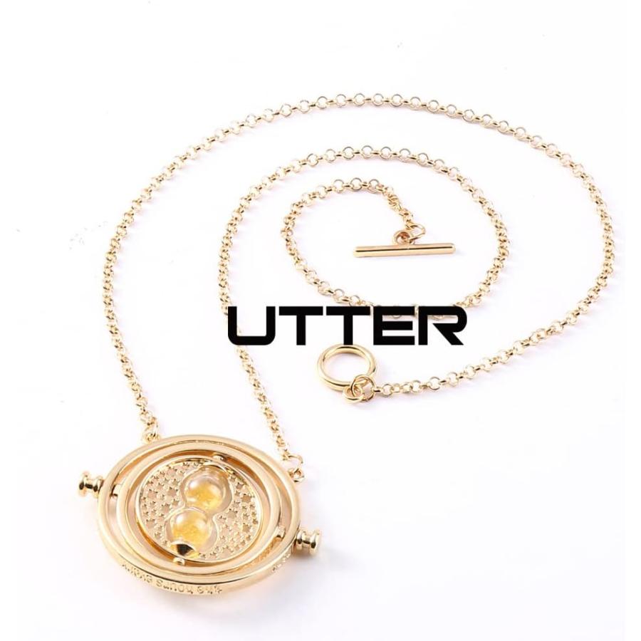 UTTER ハーマイオニー回転タイムターナーネックレス ゴールド UTTER ハーマイオニー回転タイムターナーネックレス ゴールド