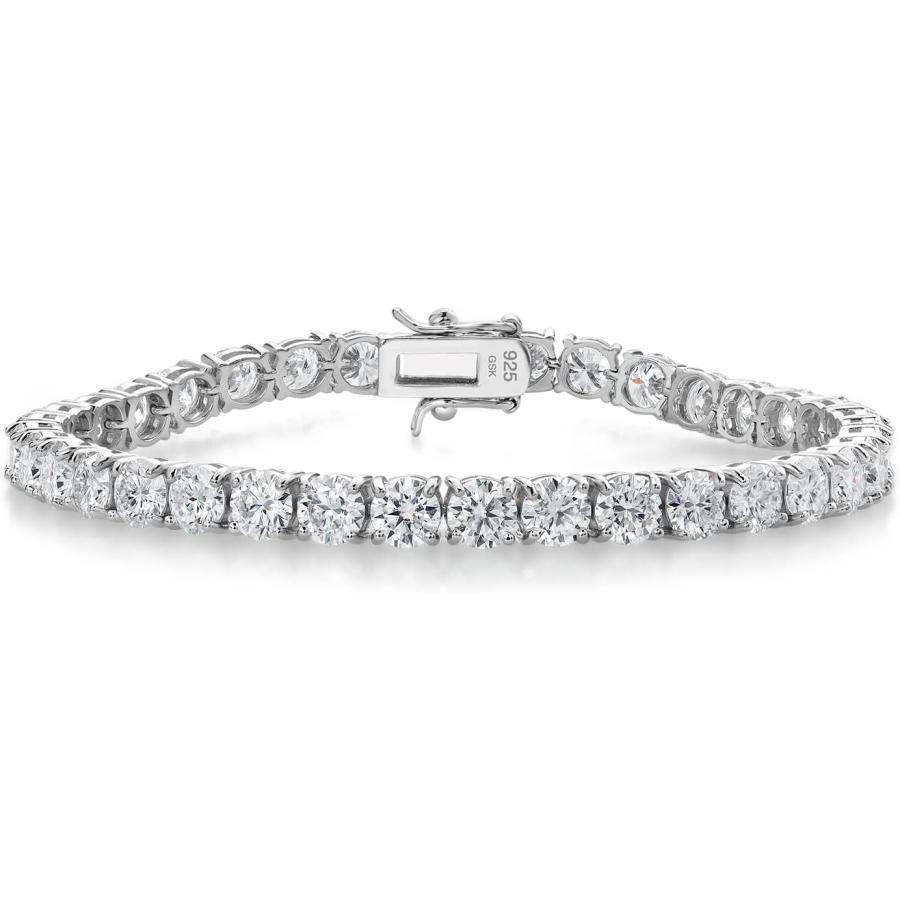 並行輸入品】Gem Stone King 18カラット モアサナイト テニス