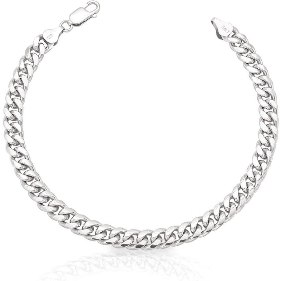 並行輸入品】925スターリングシルバー キューバリンクチェーン