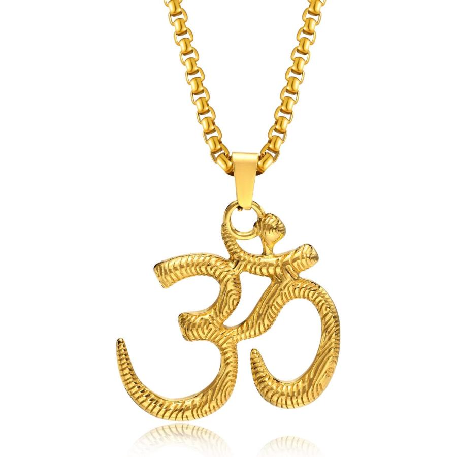 並行輸入品】ステンレススチール オームネックレス メンズ レディース