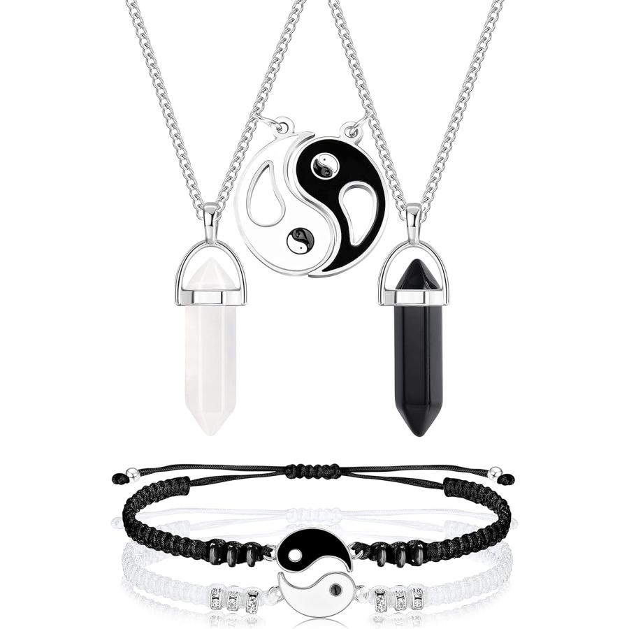 並行輸入品】Jstyle 4ピース カップルマッチングネックレス