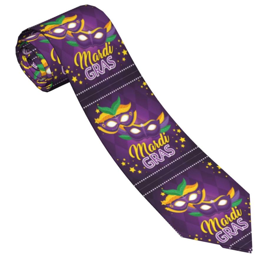 ZGVDVZ Mardi Gras 2024 Men'S Necktie Classic Tie For Casual Occa 並行輸入品｜fusion-f｜07