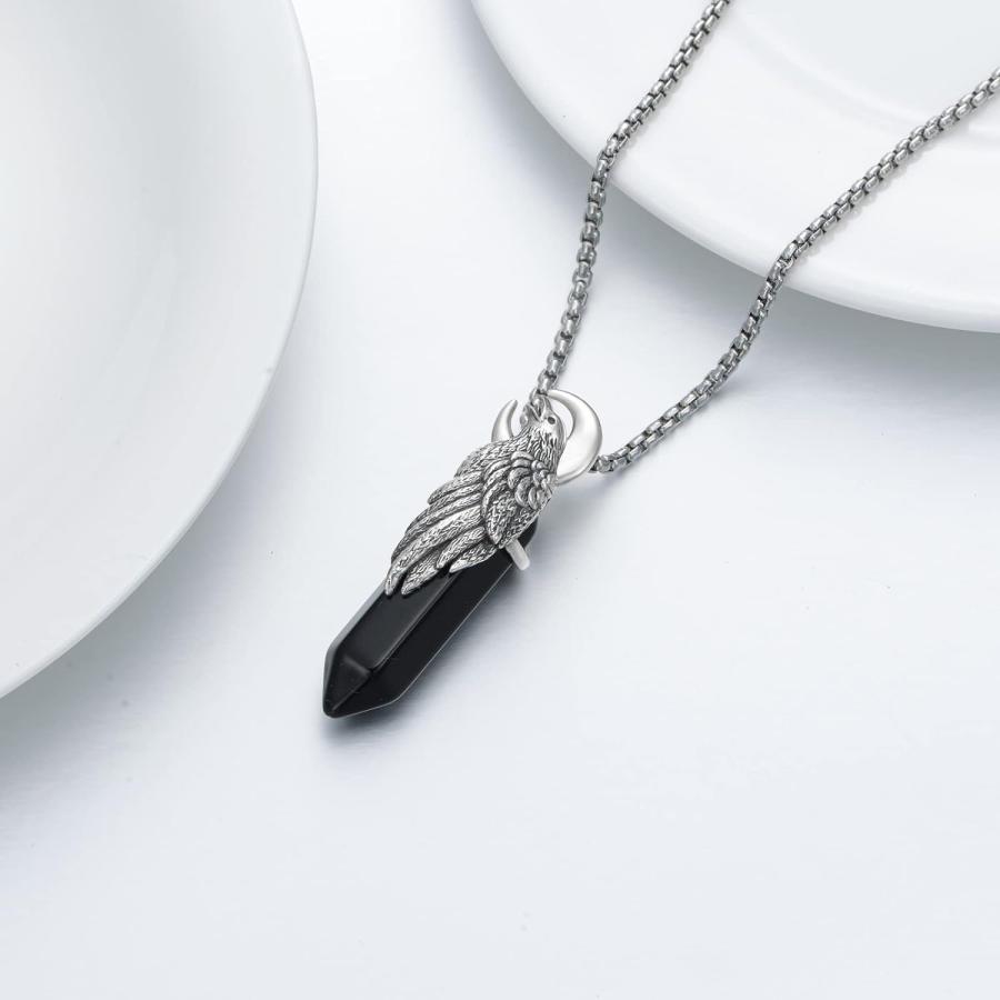 PLATYCO カラスネックレス スターリングシルバー バイキング PLATYCO カラスネックレス スターリングシルバー バイキング
