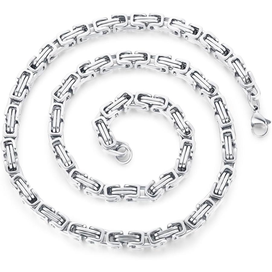 KDFISTEEL 幅4mm/5mm/6mm/8mm 長さ18~30インチ メンズ KDFISTEEL 幅4mm/5mm/6mm/8mm 長さ18~30インチ メンズ