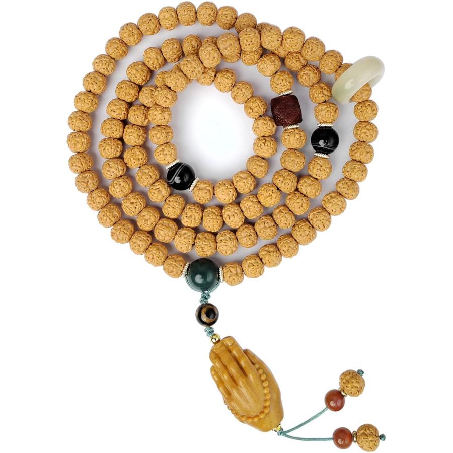 並行輸入品】FAZOVIN オリジナル ネパール ルドラークシャ 108