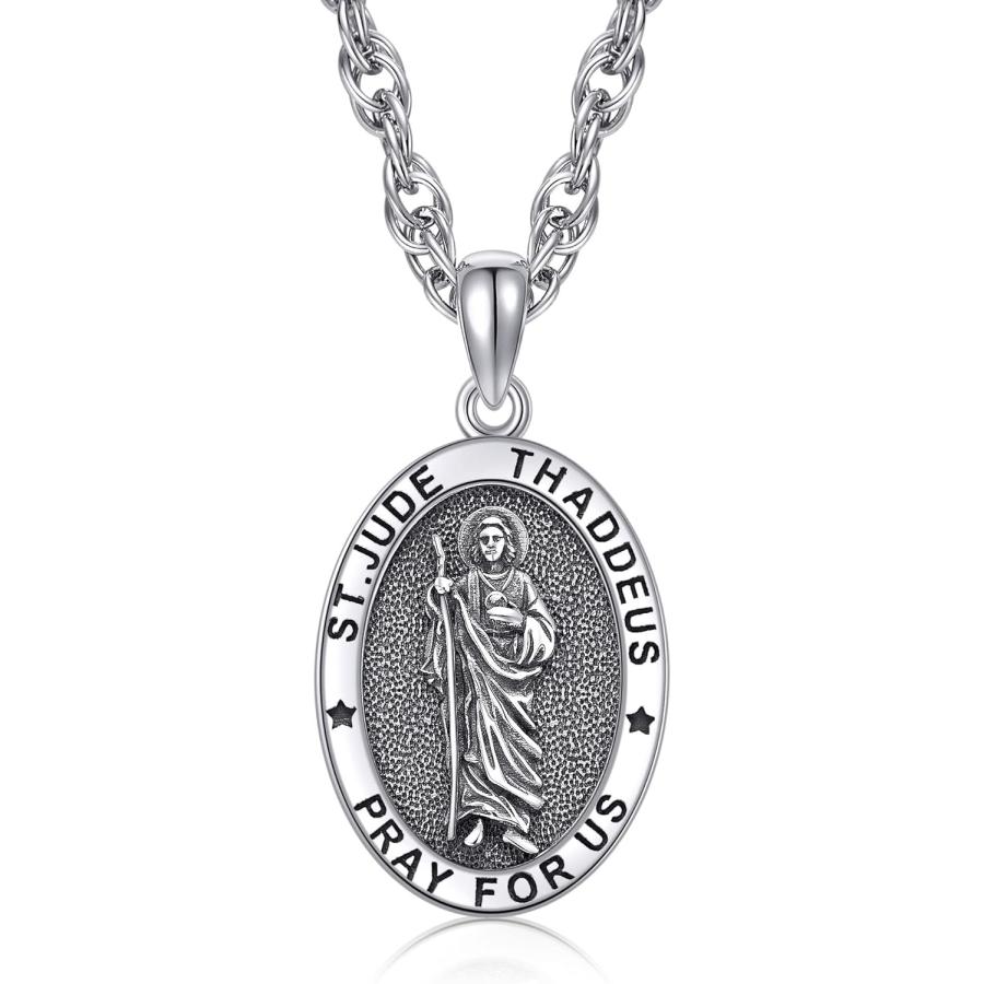 並行輸入品】YAFEINI 聖ユダ ネックレス 925スターリングシルバー