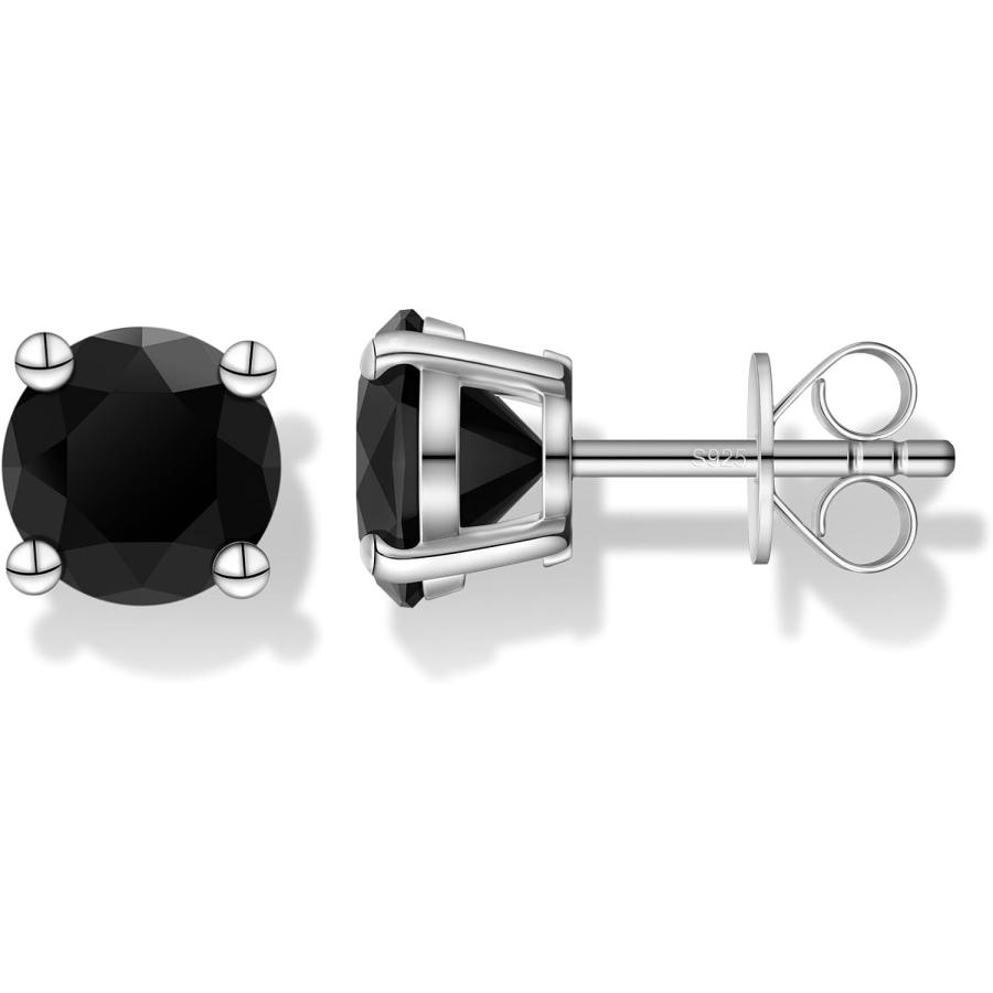 並行輸入品】ブラックモアッサナイトスタッドピアス モアッサナイト