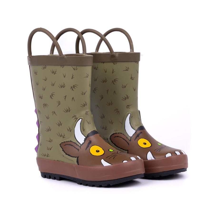 The Gruffalo Kids Wellies | Boys & Girls Brown Rain Wellington B 並行輸入品｜fusion-f｜10