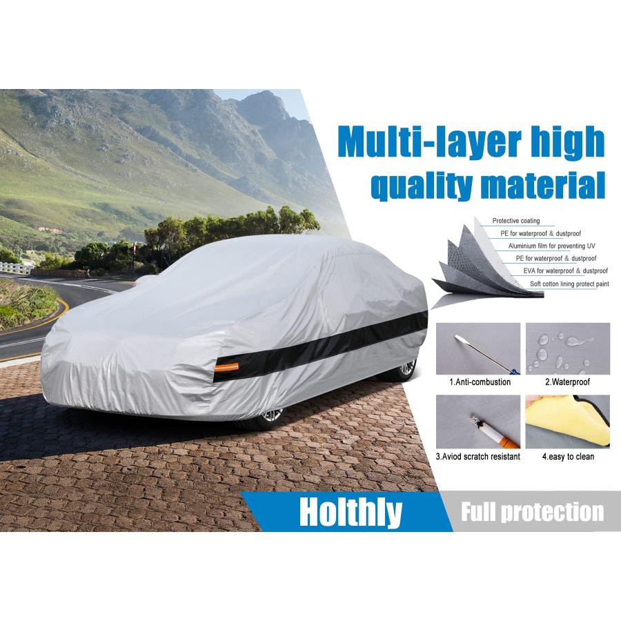 Holthly Coupe Car Cover Custom Fit Mitsubishi Eclipse 1990 2012, 並行輸入品｜fusion-f｜07