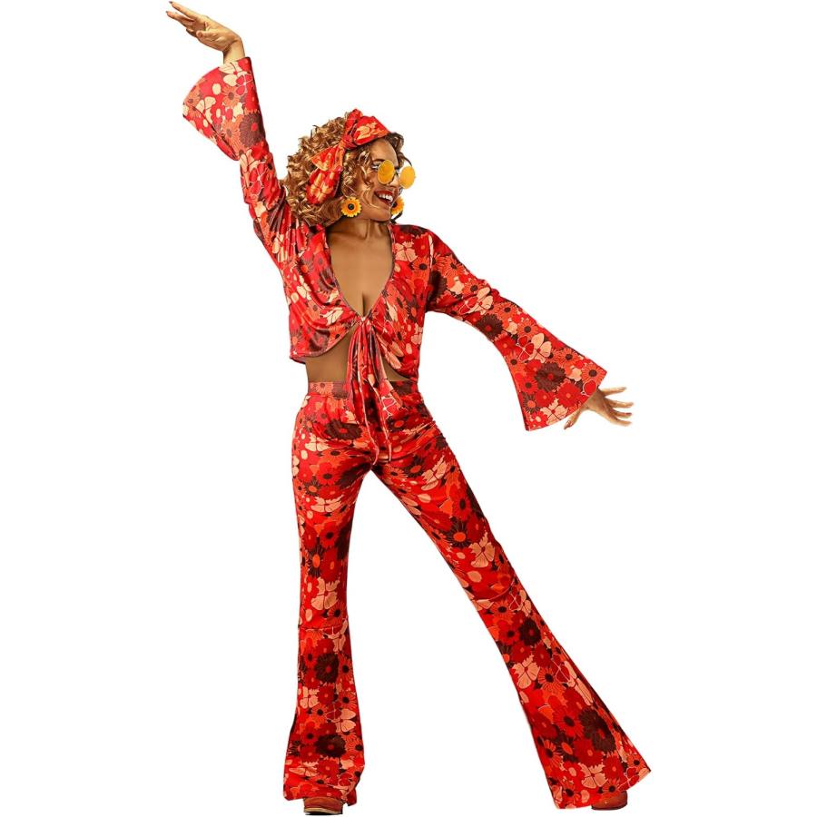 並行輸入品】Foaincore 6ピース 70年代ディスコ衣装 レディース