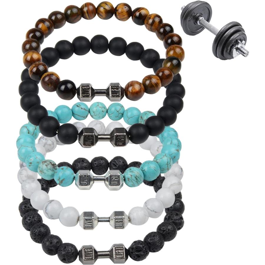 並行輸入品】DEFUAUKE ダンベルブレスレット メンズ ジムブレスレット