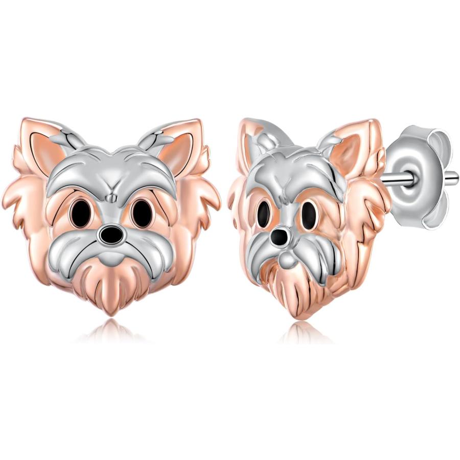 並行輸入品】Yorkie ドッグピアス レディース 925スターリング