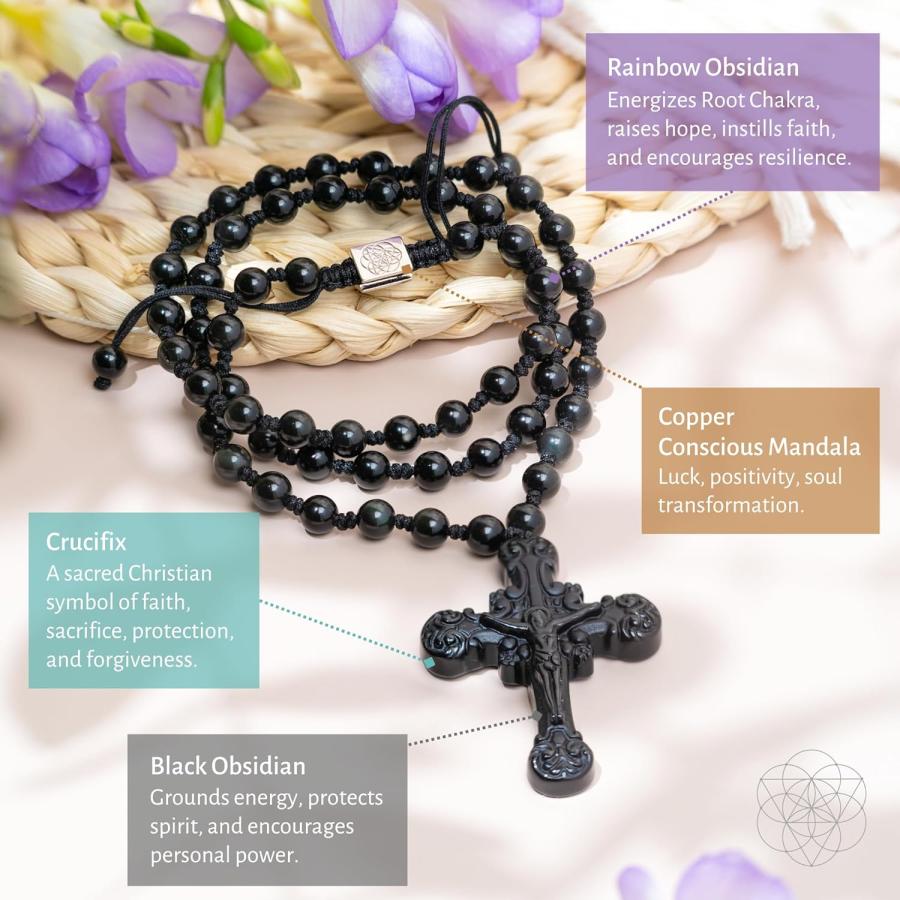 Conscious Items - ブラックオブシディアンネックレス 聖なる鎧 Conscious Items - ブラックオブシディアンネックレス 聖なる鎧