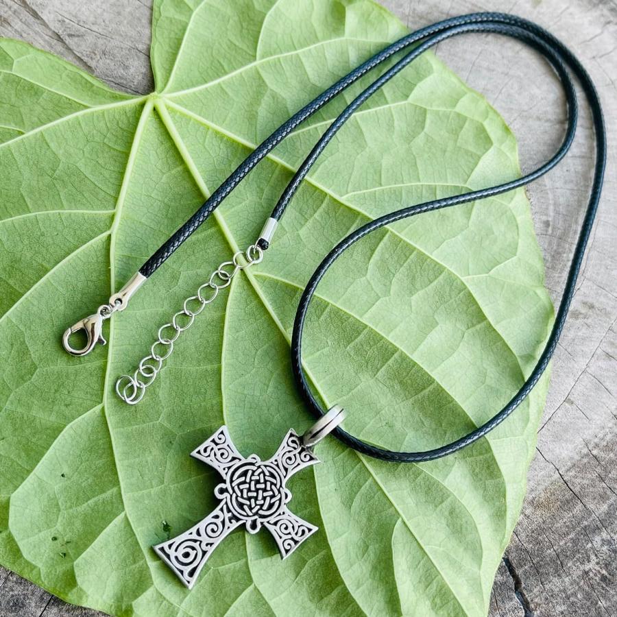 並行輸入品】ケルト十字架 中世ルネサンス シルバーピューター メンズ