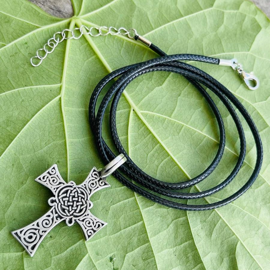 並行輸入品】ケルト十字架 中世ルネサンス シルバーピューター メンズ