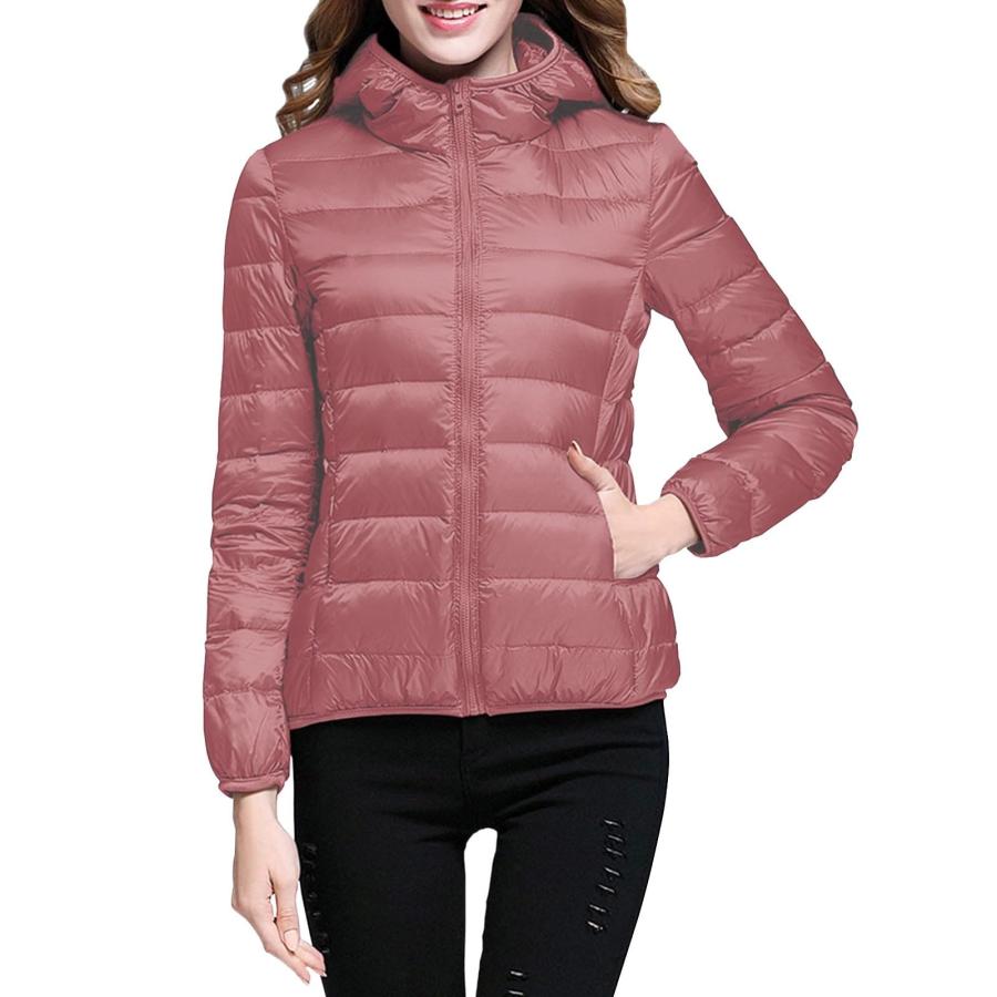 並行輸入品】Womens Puffer Jackets Lightweight Packable Winter 
