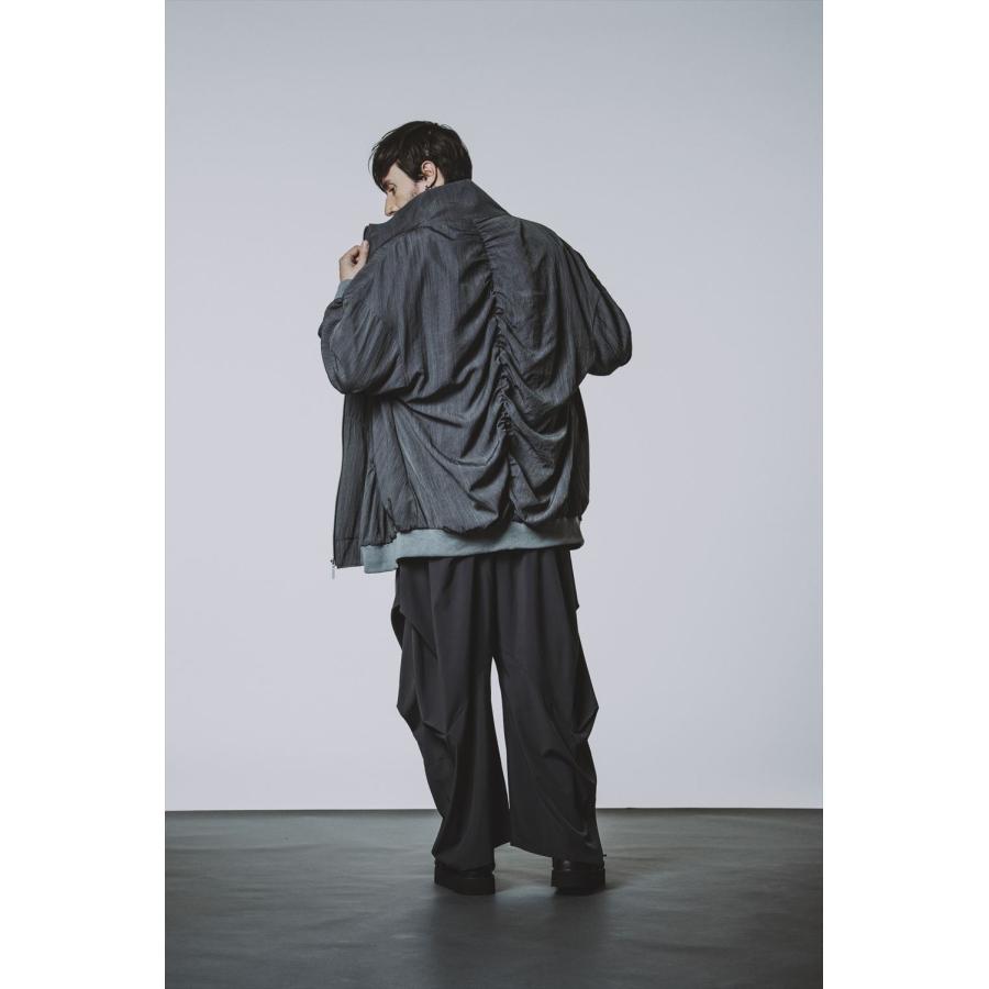 NO ID.（ノーアイディー） チェンジング ギャザードレープトラウザーズ