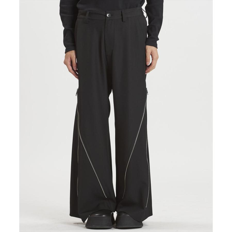 ノーアイディー（NO ID．）/チェンジングフレアトラウザーズ NO ID.（ノーアイディー） チェンジングフレアトラウザーズ