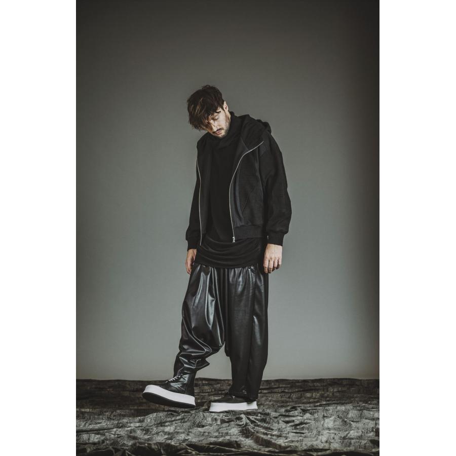 NO ID.（ノーアイディー） タイムセール シンセティックレザーサルエル