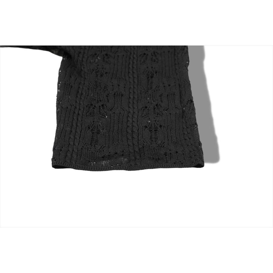 NO ID. ノーアイディー　2026SS　2way オープンワークニットガウンの画像