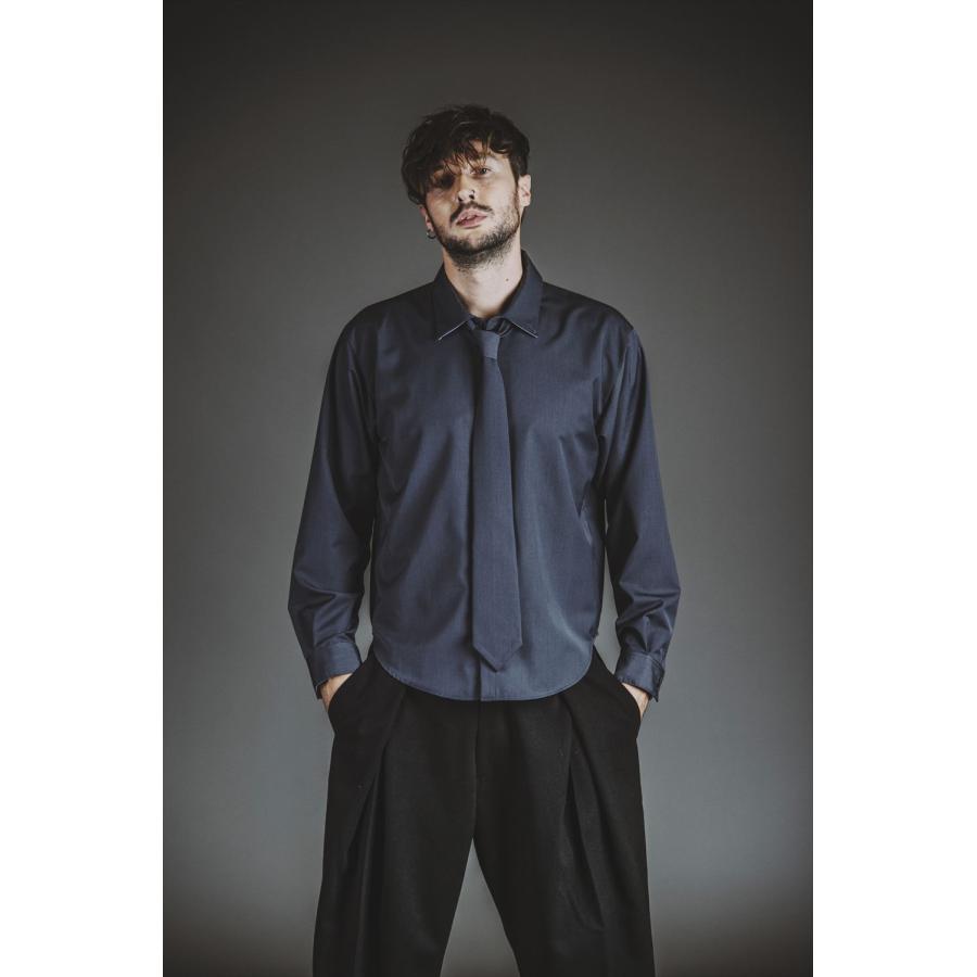 ノーアイディー（NO ID．）/ネクタイ付SH(シャツ) NO ID.（ノーアイディー） タイムセール ネクタイ付SH シャツ