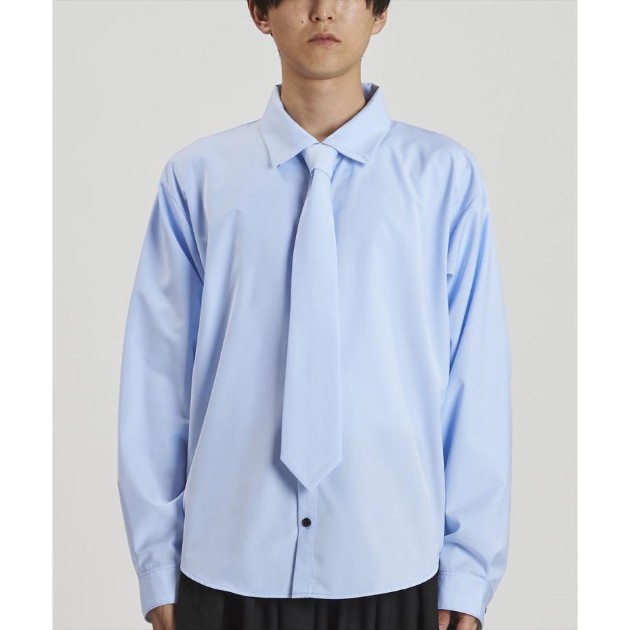 NO ID.（ノーアイディー） タイムセール ネクタイ付SH シャツ