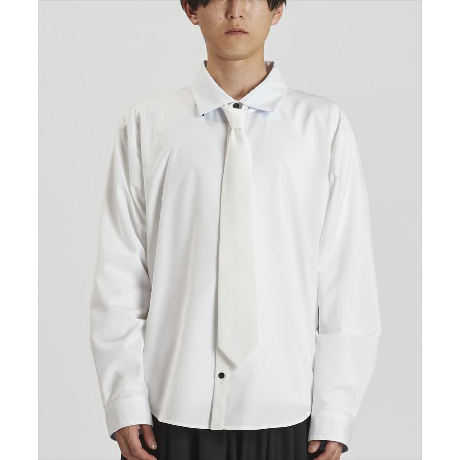 NO ID.（ノーアイディー） タイムセール ネクタイ付SH シャツ