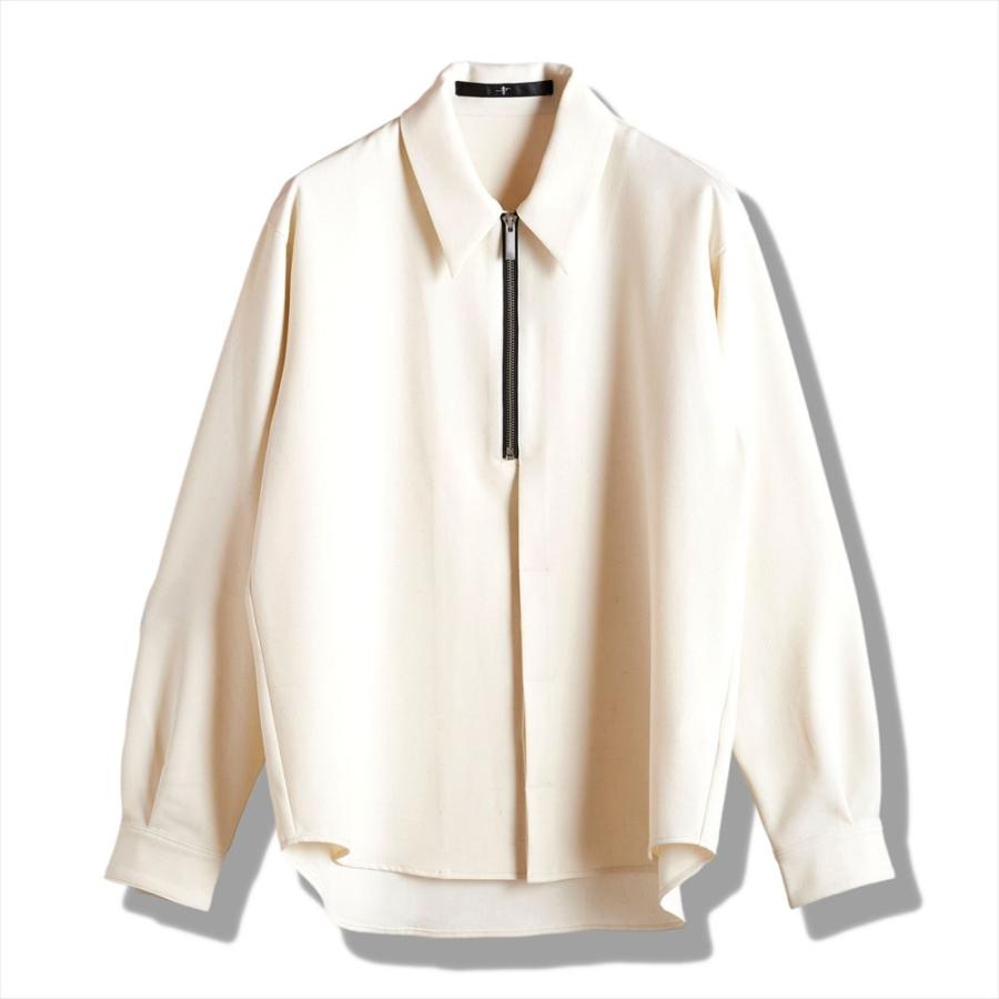 NO ID.（ノーアイディー） フライフロントハーフZIP−SH シャツ