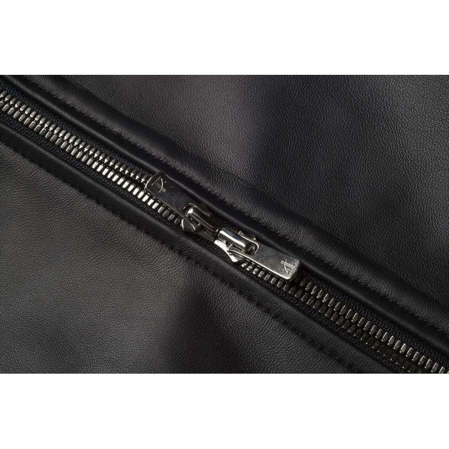 NO ID.（ノーアイディー） シープレザーフードJKT レザージャケット