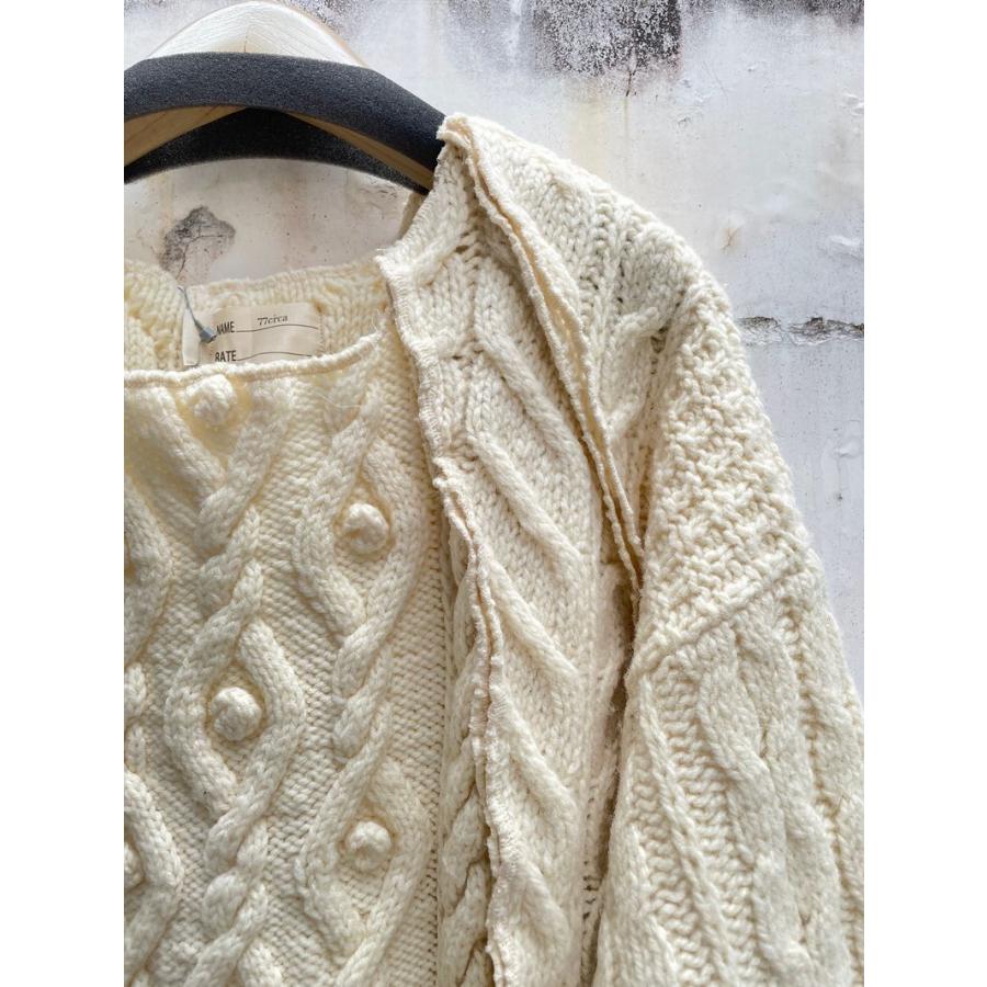 77circa / 77サーカ circa make oval cutback fisherman sweater 77circa / 77サーカ circa make oval cutback fisherman sweater