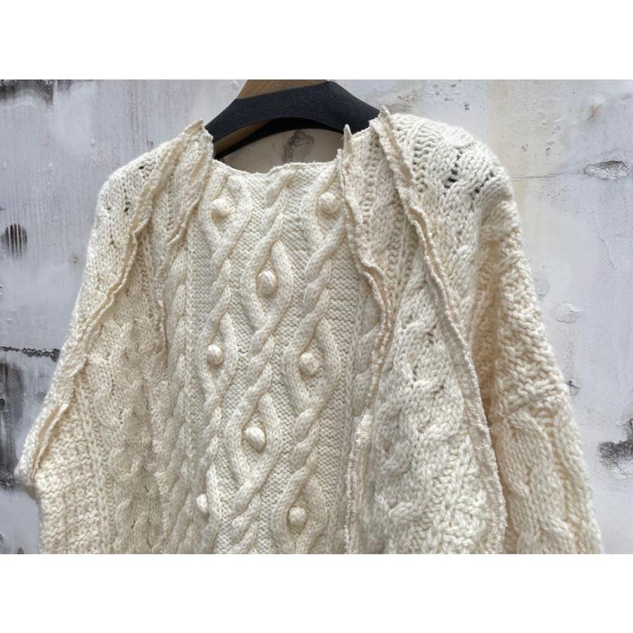 77circa / 77サーカ circa make oval cutback fisherman sweater