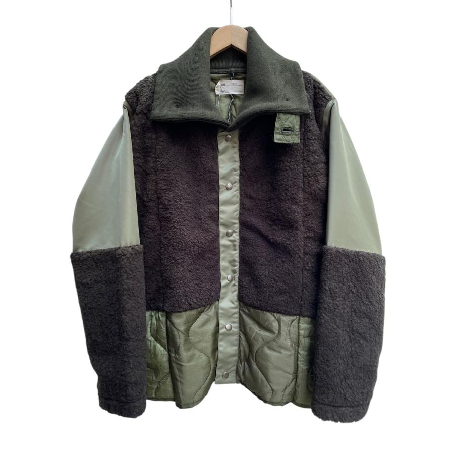 SALE/セール　77circa 77サーカ　circa make cutback boa & quilting wide jacket　ボア＆キルティング ワイドジャケット | 77circa