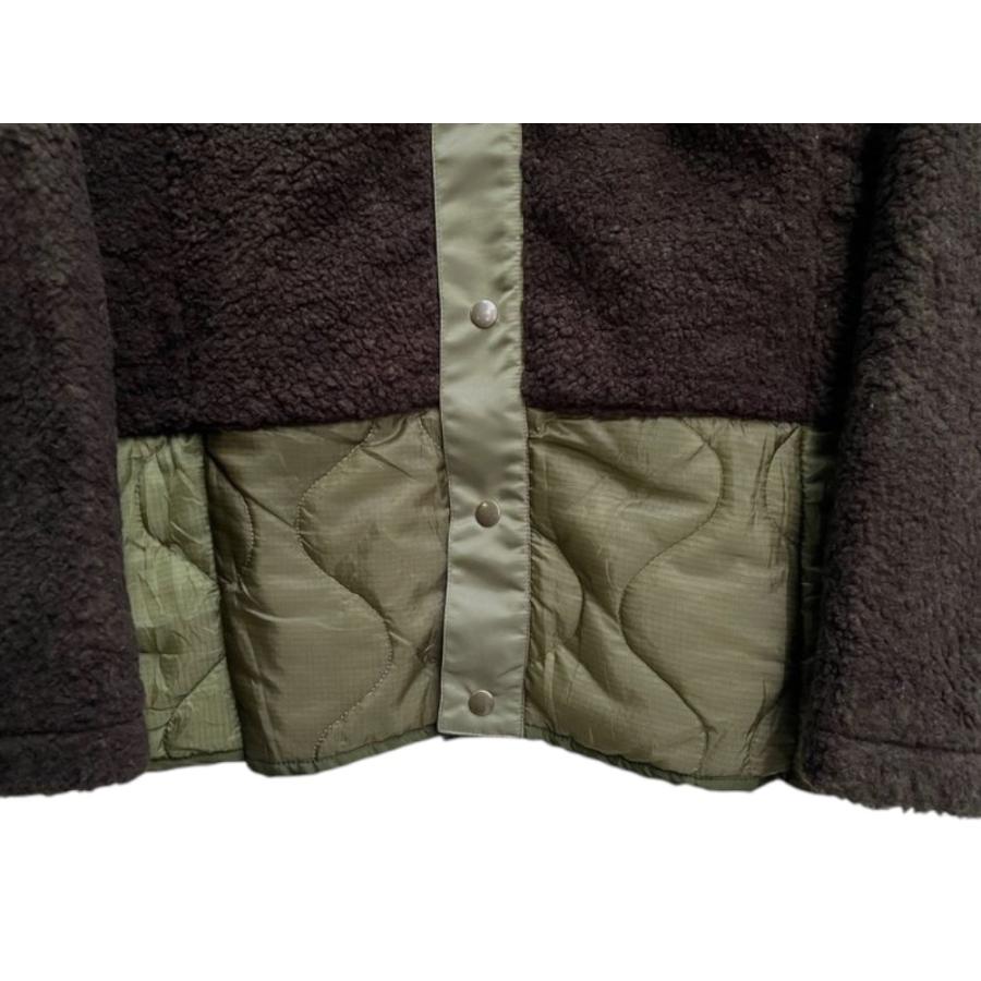 SALE/セール　77circa 77サーカ　circa make cutback boa & quilting wide jacket　ボア＆キルティング ワイドジャケット | 77circa | 05