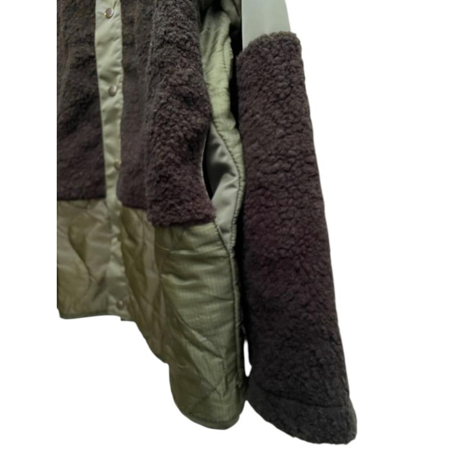 SALE/セール　77circa 77サーカ　circa make cutback boa & quilting wide jacket　ボア＆キルティング ワイドジャケット | 77circa | 07