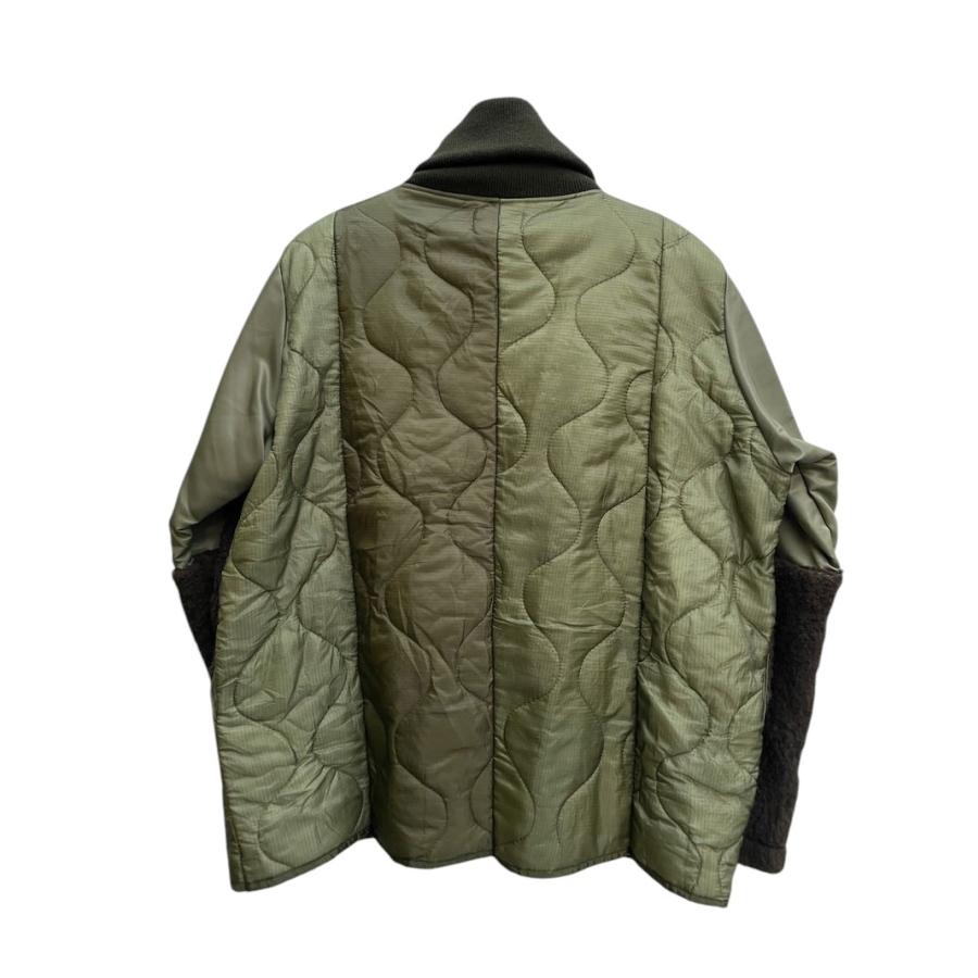 SALE/セール　77circa 77サーカ　circa make cutback boa & quilting wide jacket　ボア＆キルティング ワイドジャケット | 77circa | 09