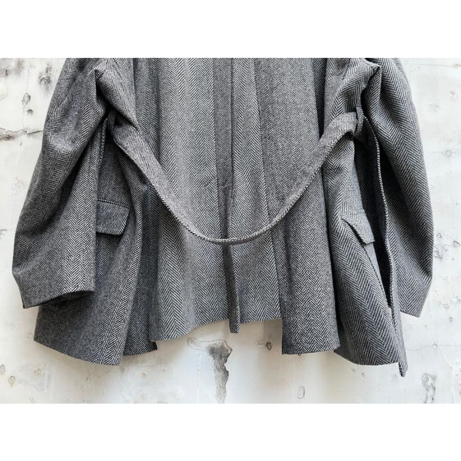 77circa 77サーカ make cutback wide tweed jacket リメイク