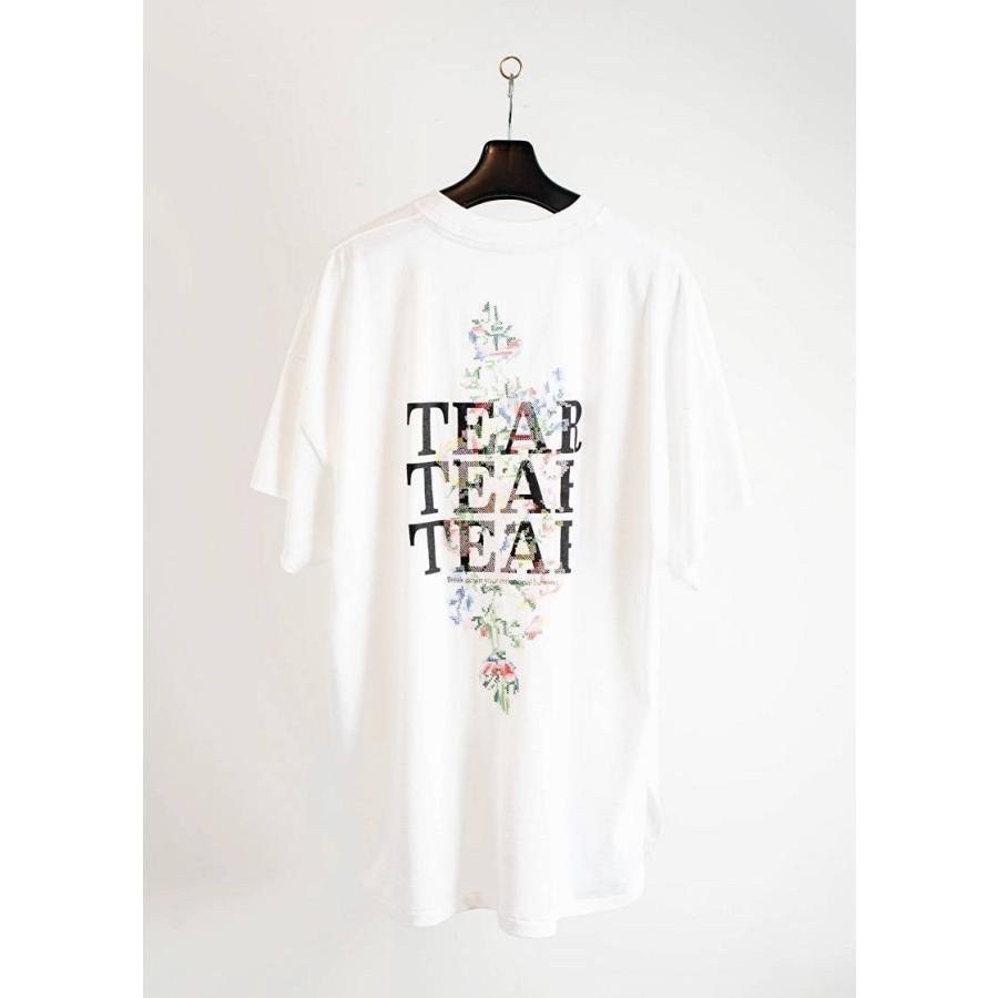 SEVESKIG セヴシグ Cut-off S/SL Tee Ver,TearTear / 刺繍 Tシャツ 
