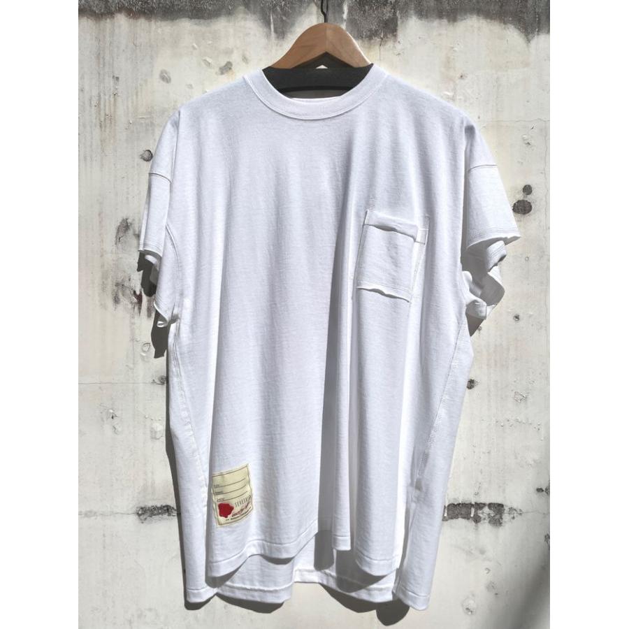 SEVESKIG セヴシグ Cut-off S/SL Tee Ver,TearTear / 刺繍 Tシャツ 