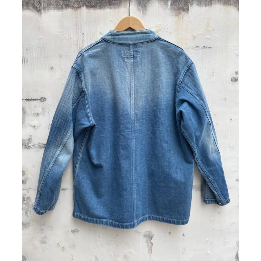 FDMTL ファンダメンタル　HAORI ZIP JACKET 3YR WASH　羽織り ジャケット　特別価格｜fusion｜08