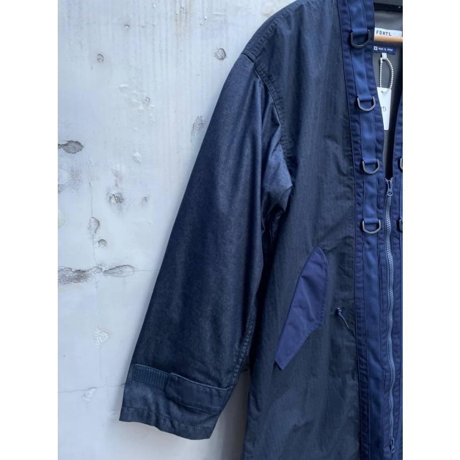 FDMTL（ファンダメンタル） タイムセール MODS HAORI COAT NAVY モッズ