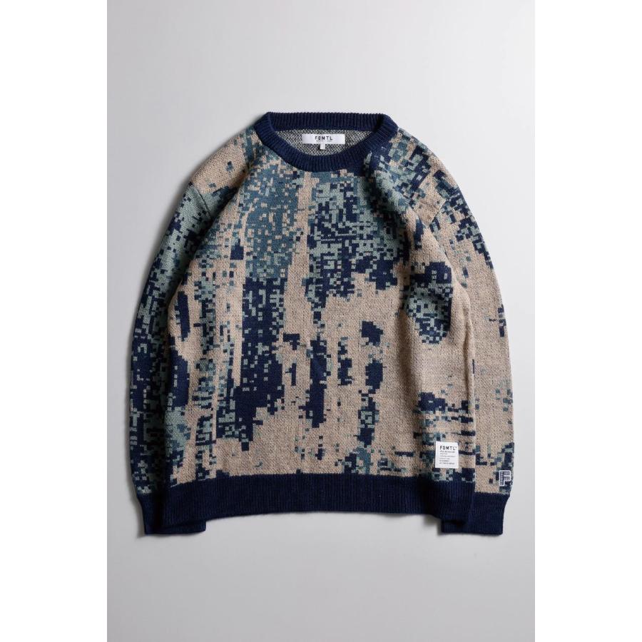 FDMTL ファンダメンタル DIGITAL BORO SWEATER ニット : フュージョン 