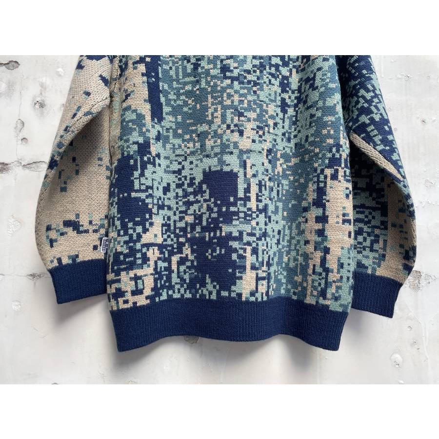 FDMTL ファンダメンタル DIGITAL BORO SWEATER ニット : フュージョン 