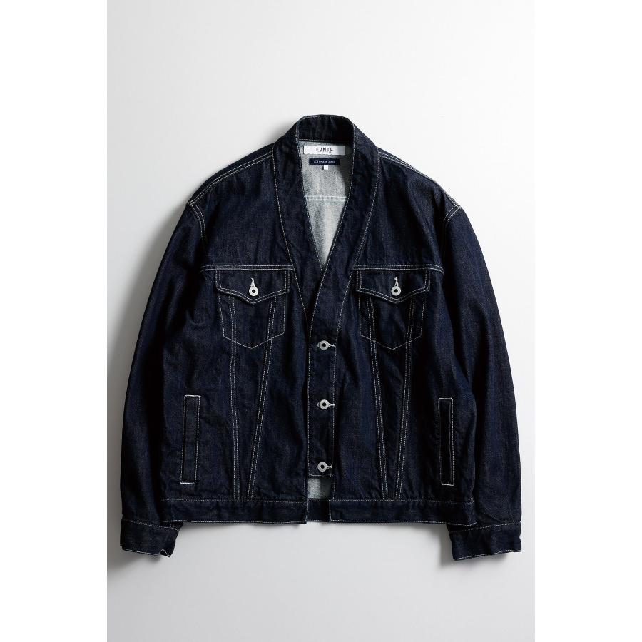 FDMTL ファンダメンタル DENIM HAORI JACKET RINSE デニムジャケット